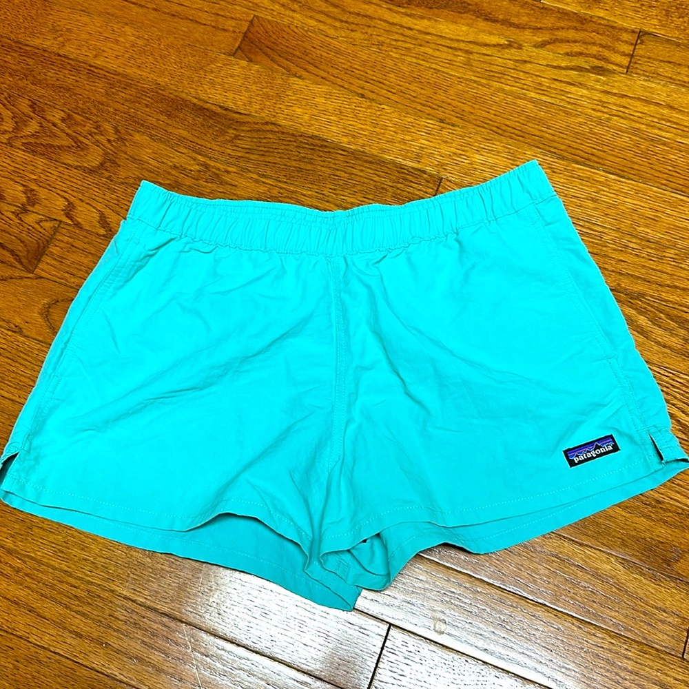 PATAGONIA Women's Barely Baggies shorts TEAL COLORED